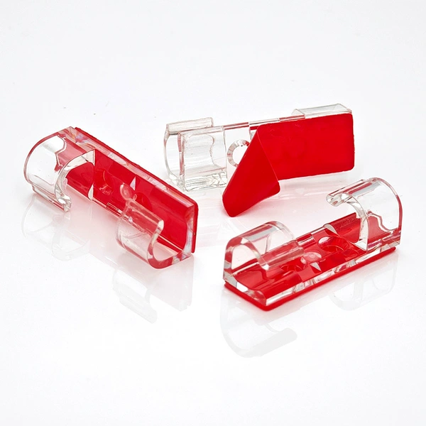 Transparent style (red leather transparent gel)