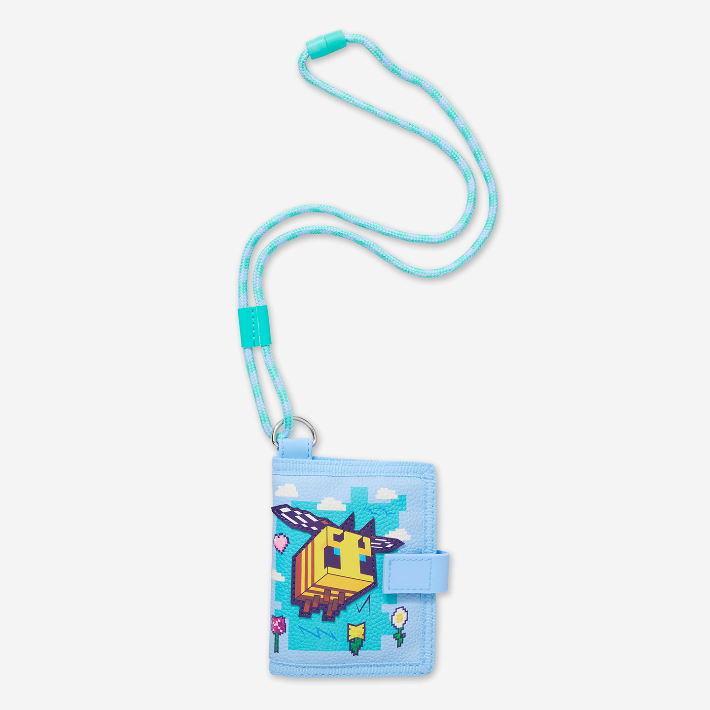 Blue minecraft wallet