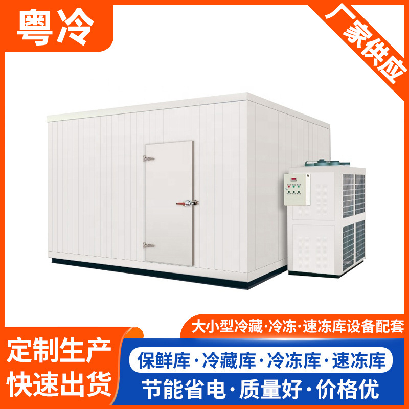 小型冷库全套设备 速冻库低温冷库 蔬菜瓜果肉类海鲜组合冷库