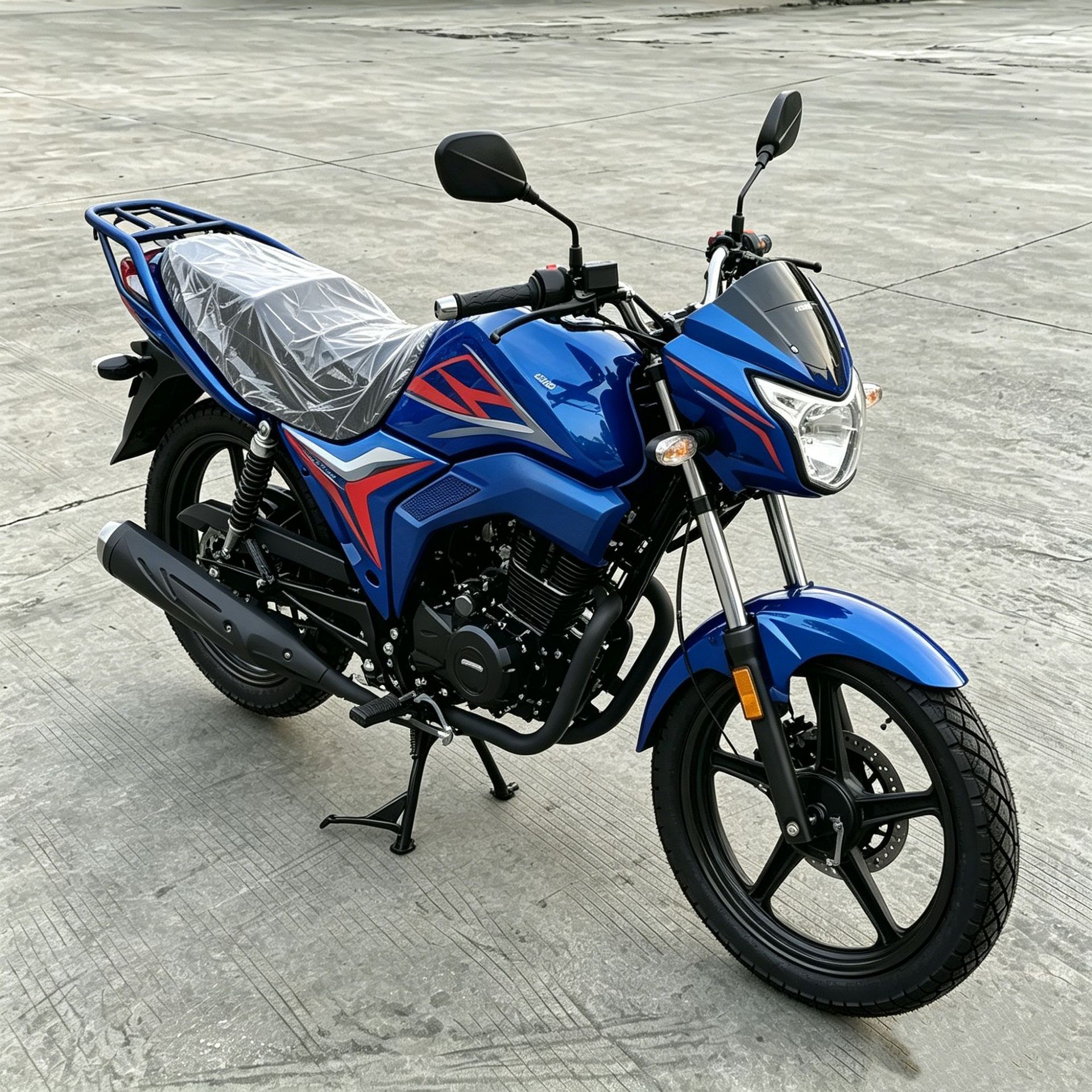 Two-Wheeled Fuel-Powered Motorcycles Are Easy to Operate and Have Strong Climbing Performance, Suitable for Short-Distance Travel in Rural Areas, Carrying People and Goods