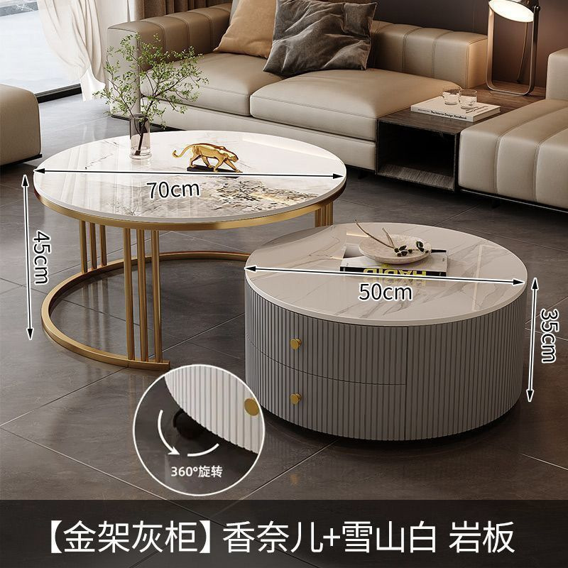 범용 휠 더블 펌프 - 골드 프레임 그레이 캐비닛 + 스노우 마운틴 화이트 슬레이트 + 샤넬 슬레이트