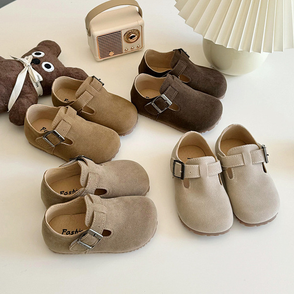 Children's demi-season small retro shoes for boys