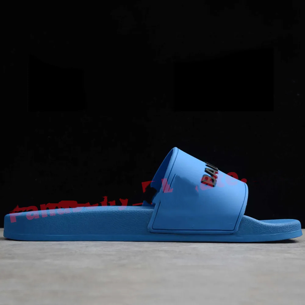 Balenciaga Pool Slide Rubber Sky Blue