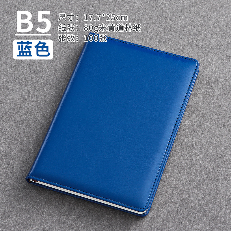 B5 블루/PU 잠금면