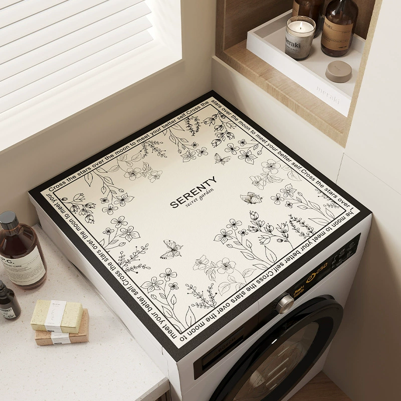 Чехол для барабанной стиральной машины, защитная накладка на столешницу, французская защита от солнца, водонепроницаемый пылезащитный чехол, чехол для холодильника, коврик для прикроватной тумбочки