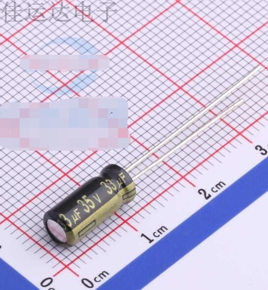 EEUFM1V330 规格 33uF 35V 引线型铝电解电容 原装供应