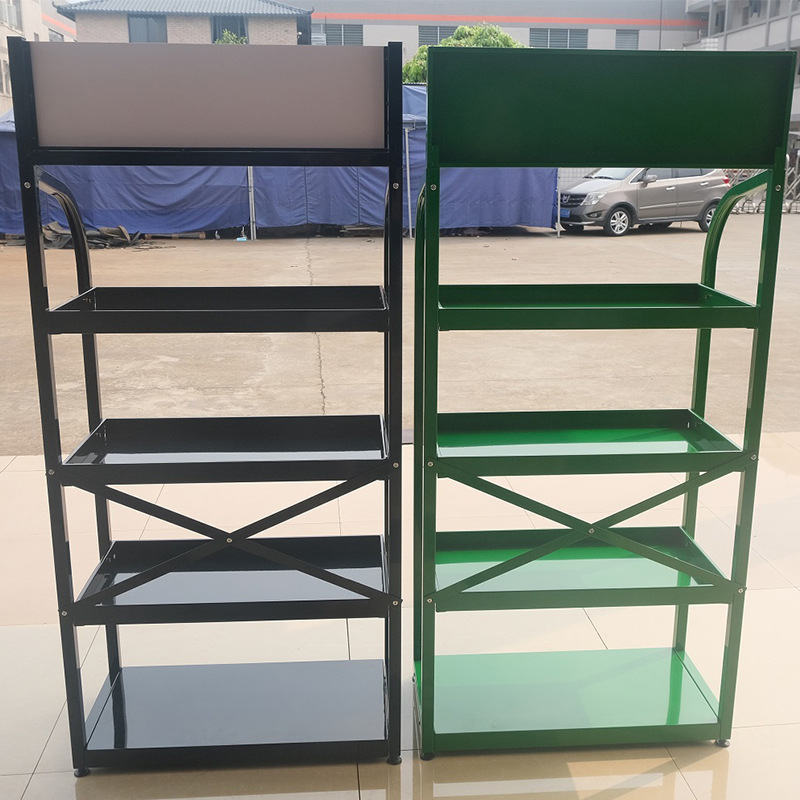 厂家批发机油液防冻液展示架 便利店商超零食陈列架金属货架展架