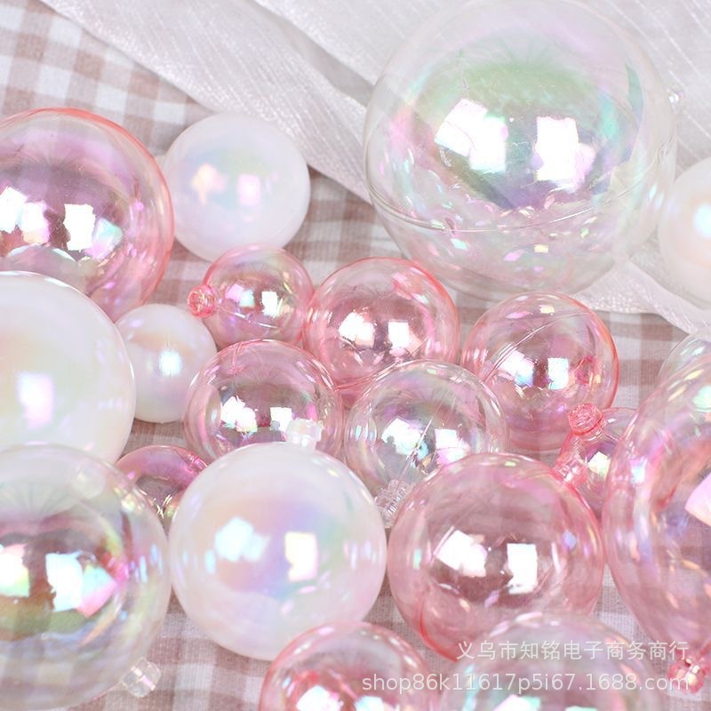 5cm幻彩球透明球泡球ins風網紅ケーキ置物焙煎装飾メーカー大量現物|undefined