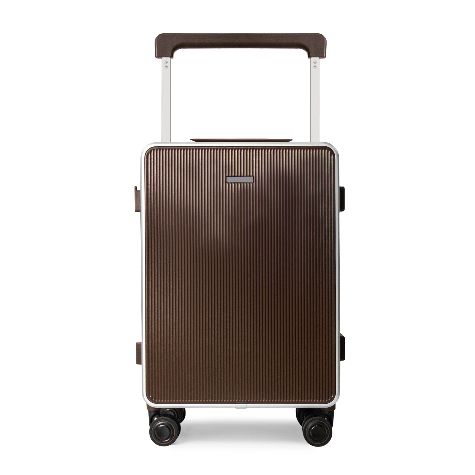 Vali nhựa PC khung nhôm 20 inch bánh xe xoay 360 độ móc treo tiện lợi — Tuyết trắng, Kem mơ, màu đen, màu sắc chi tiết 8