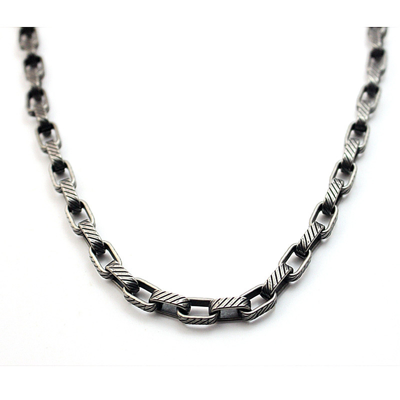 Light Luxury Vintage Necklace For Men Versatile Choker Chain_voghion.com