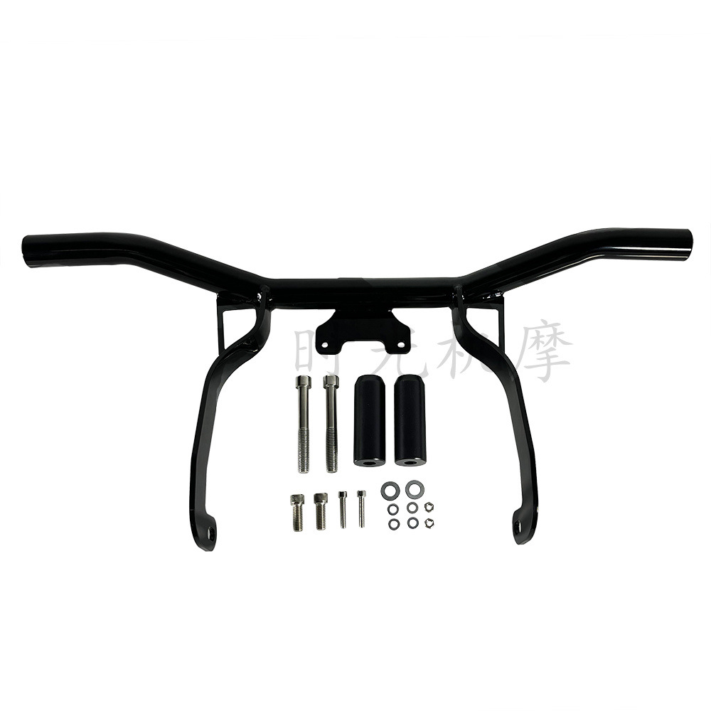 Harley Glider One-word Front Bumper Two-character Rear Guard Double Light Road Street Glide Road King Bumper