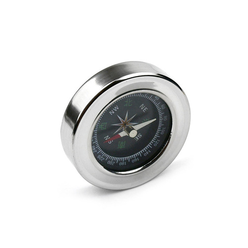 Portable compass north needle lens compass metal shell compass