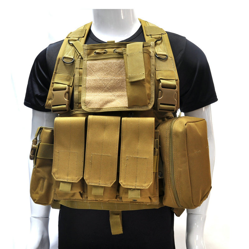 Chaleco táctico pequeño ligero Táctico D3 chaleco MC todo terreno Camuflaje táctico chaleco de pecho al aire libre