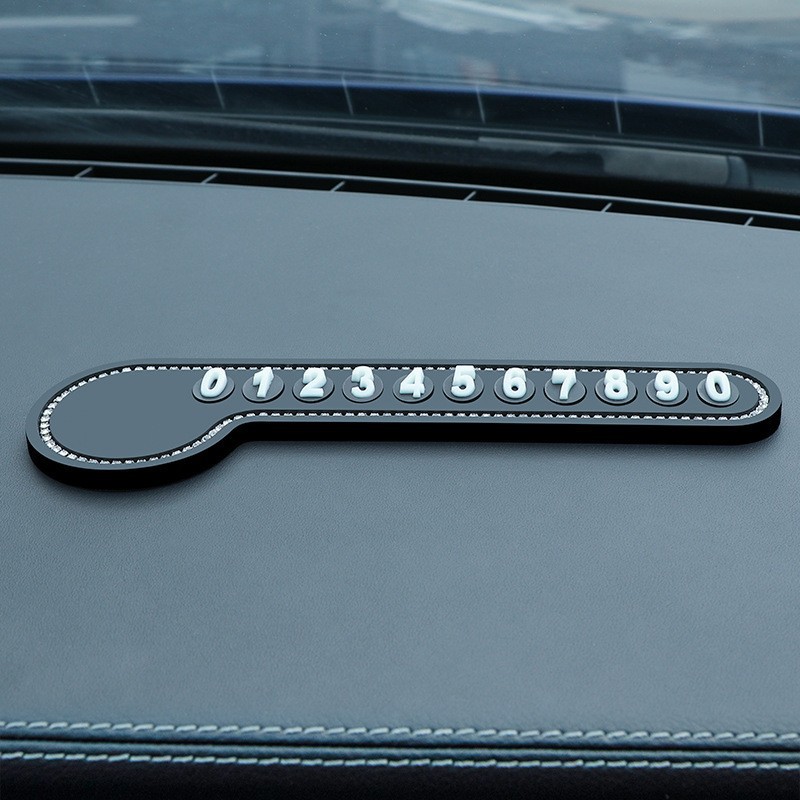 Tarjeta de estacionamiento temporal para automóvil, pequeña tortuga creativa, teléfono móvil, número de teléfono, teléfono móvil, decoración del dispositivo de retención de números