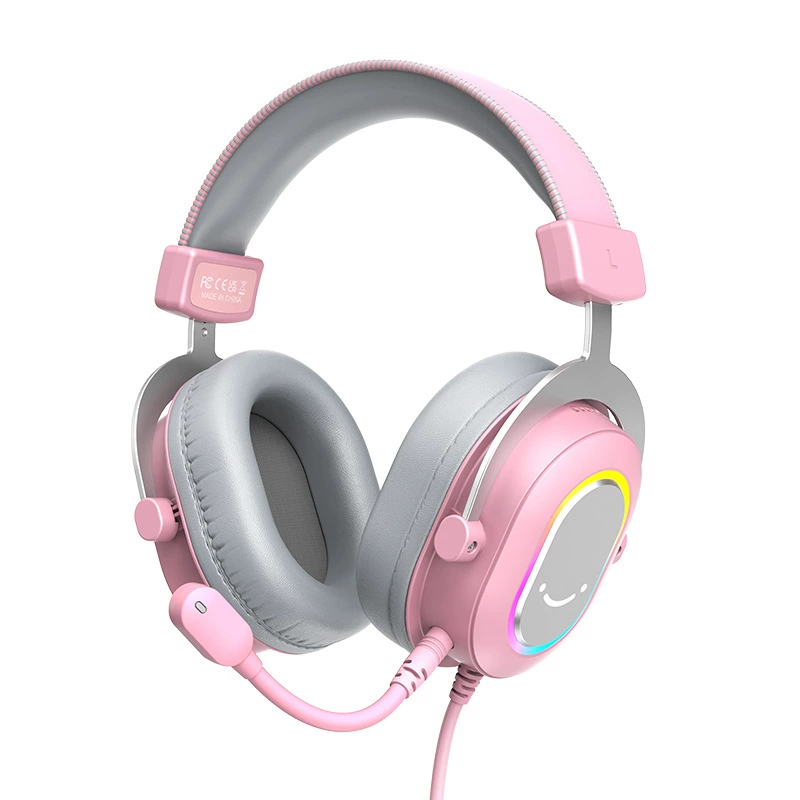 Гарнитура для игр с проводом Fifine H6, виртуальный 7.1 Surround, RGB-подсветка, проводная