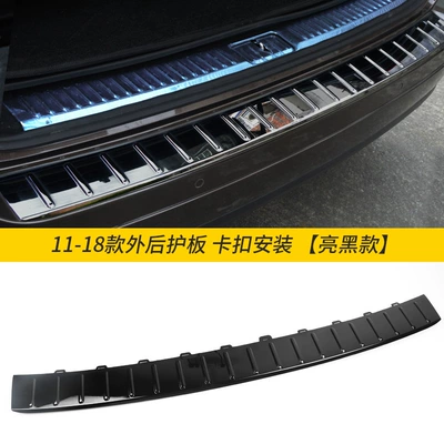 front grille, and front bumper, specifically designed — Şüşə kənarı xromları/moldingləri - 11-18-models-rear-fender-glossy-black-version