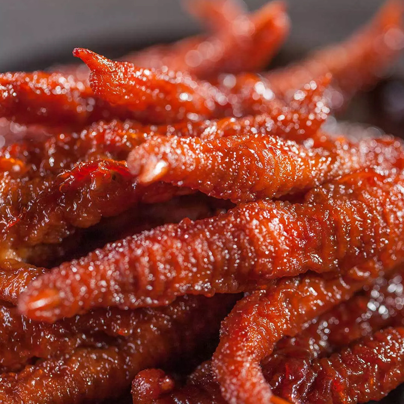 Three Treasures Amber Chicken Feet 200g Vacuum Packaging Snack Food Direct Manufacturer Sales Ready-to-Eat Chicken Dishes Wholesale