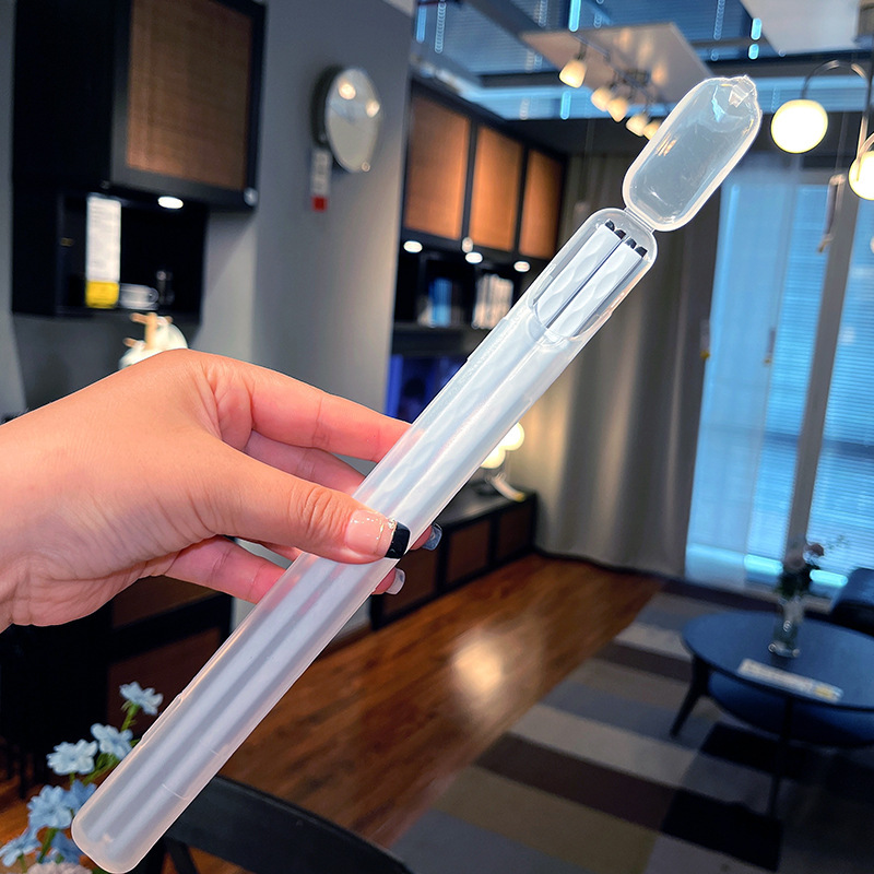 新しいポータブルカラフルな中華民国スタイルの箸カップルセット、仕事用、一人用の箸箱、持ち運びが簡単|undefined