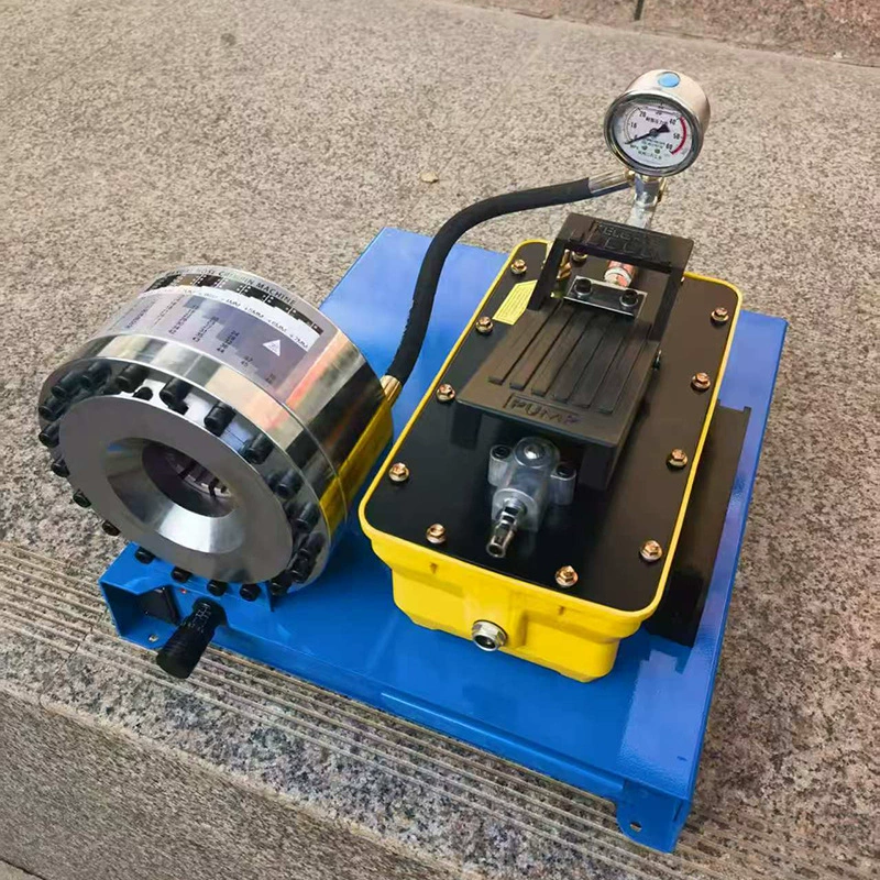 Пневматический гидравлический трубоусадочный станок малый легкий компрессионный станок ручной гидравлический шланговый трубчатый станок источник производителя