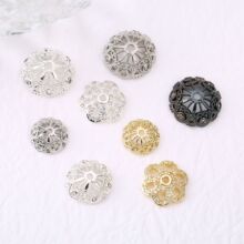 14K����ɫ΢��ʯˮ������ �ʹڸ�Ƭdiy�Ʒ ������黨ñ����