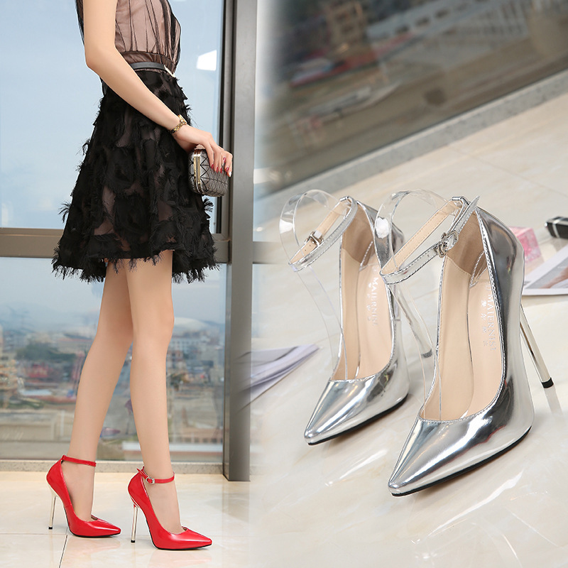 European and American Cross-Border Supply Professional Pointed-Toe Large-Size High-Heeled Shoes Stiletto Model Host Single Shoes Women's Fashion on Aliexpress European and American Cross-Border Supply Professional Pointed-Toe Large-Size High-Heeled Shoes Stiletto Model Host Single Shoes Women's Fashion on Aliexpress