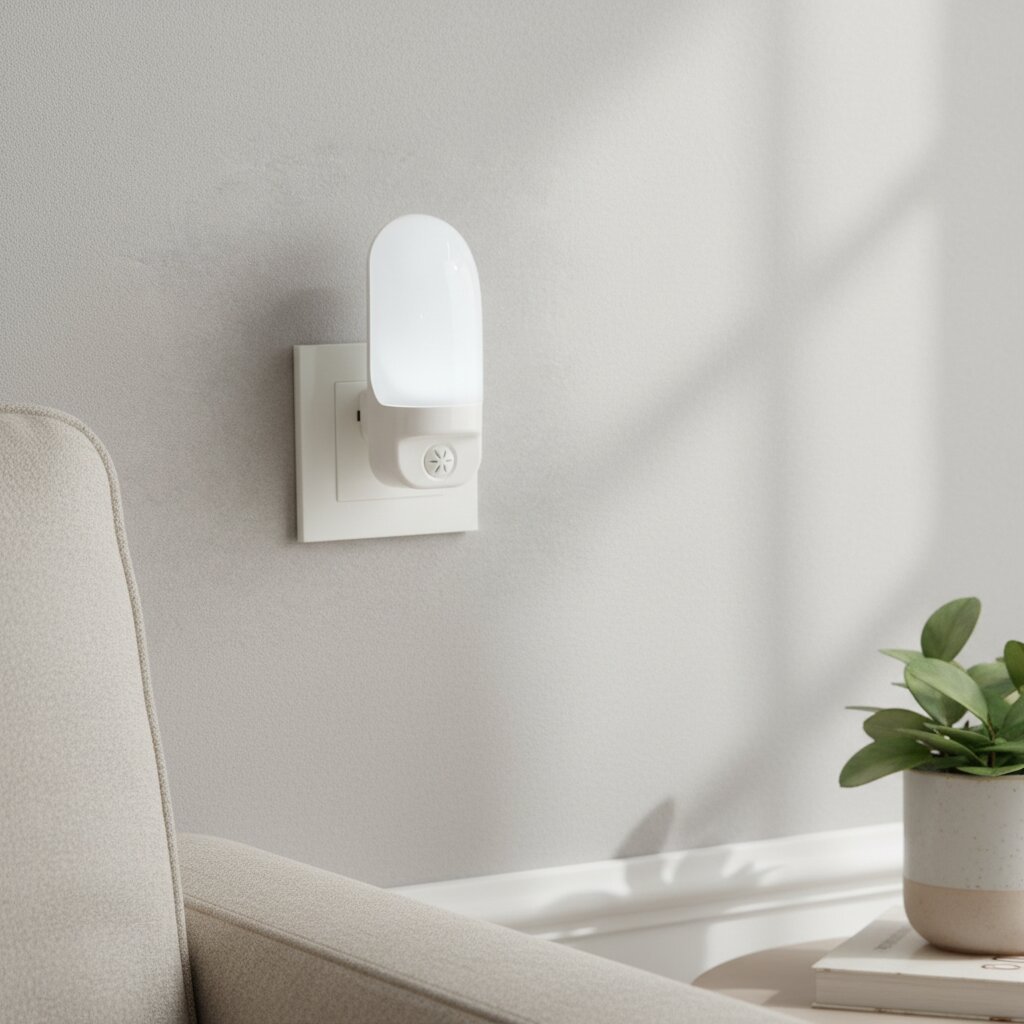 Transfronterizo SENTIDO DE LA Luz Inteligente LED lámpara de noche estándar Británico pasillo de inducción de control de luz estándar de Australia, América y Europa estándar luz de la noche
