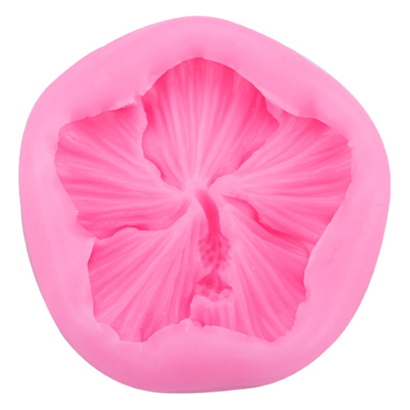 Planta flor molde de silicona epoxi arcilla cerámica suave decoración Fondant chocolate accesorios para hornear
