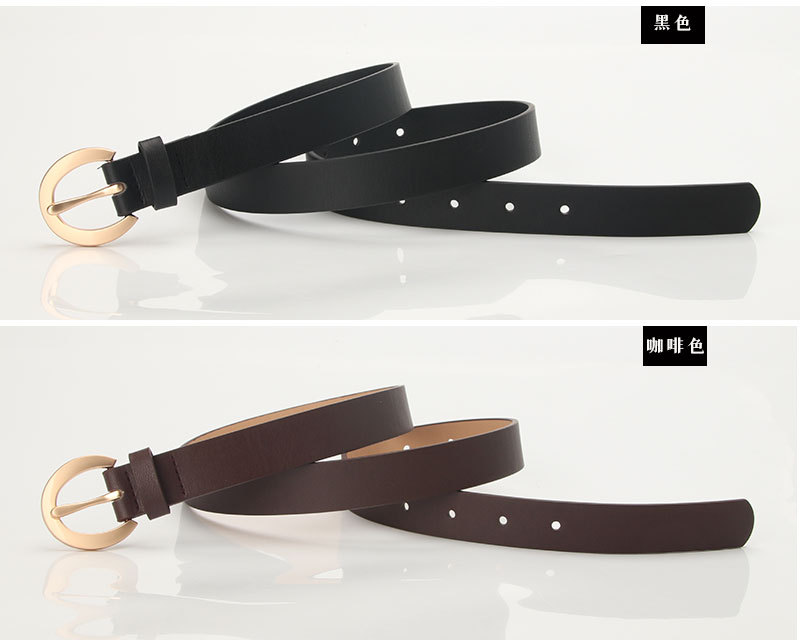 European And American Fashion Solid Color Decoration Belt display picture 10