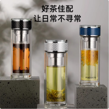 富光俊雅水晶杯轻奢水杯男高端礼盒茶杯玻璃杯子印字ZB006-SJ-360