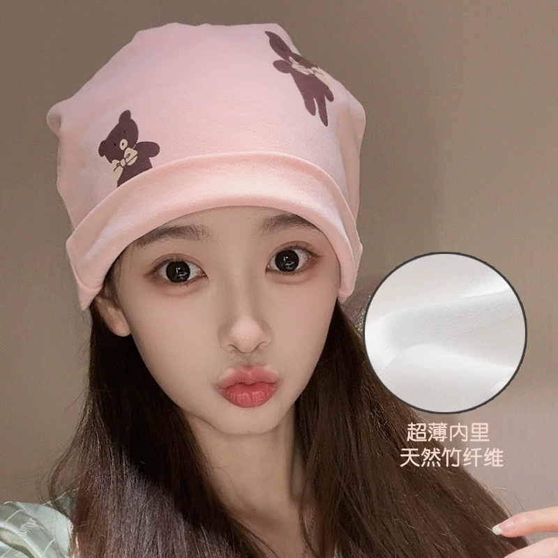 Летняя специальная хлопчатобумажная ультратонкая кепка послеродовая мода Mayrad Summer Cat Мать шляпа для беременных ветрозащитный пояс для волос