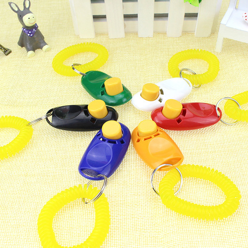Wholesale pet clicker dog trainer dog training clicker CLICKER dog training device dog training supplies whistle