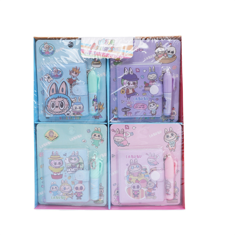 E005 Labu mini cuaderno de mano conjunto creativo nuevo dibujo animado encantador comercio exterior transfronterizo tailandés temu