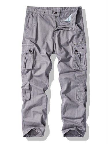 Cotton Cargo Pants Lightweight Cotton men's Casual Cargo Pants