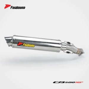 HONDA CB500SF üçün modifikasiya edilmiş orta-quyruq paslanmayan polad motosiklet qaz borusu