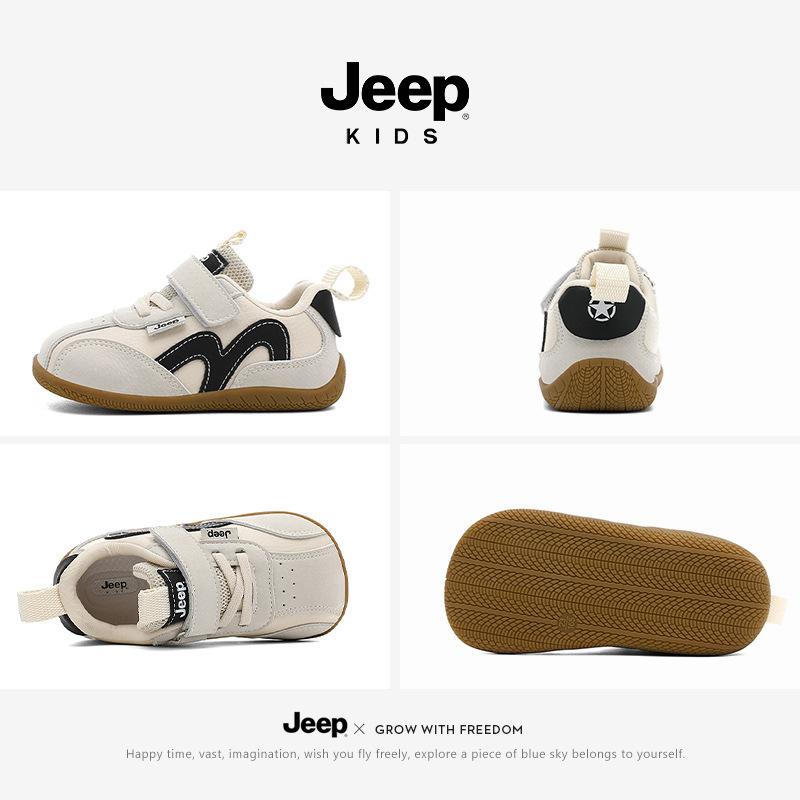 【22-28码】Jeep童鞋儿童学步鞋2025新款婴儿运动鞋软底机能鞋子|undefined