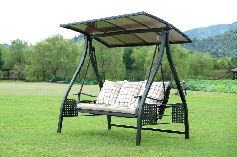 卸売アルミ合金ブランコ屋外庭ハンモック家庭用別荘ベランダ屋外ガーデンテラスレジャーロッキングチェア|undefined