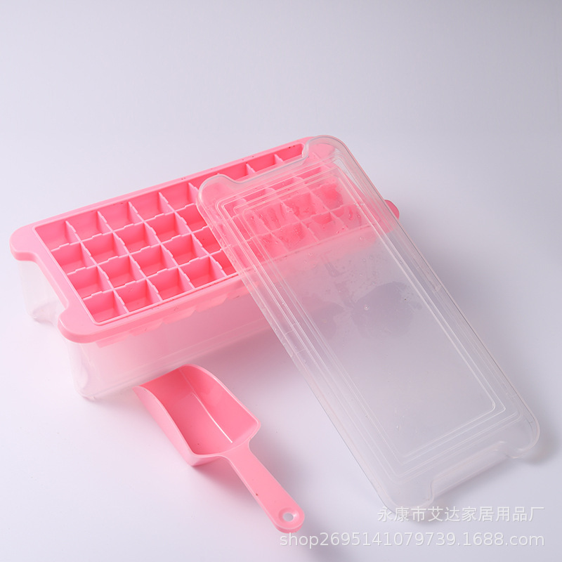 Large Capacity Press Ice Cube Mold 36 Clocks Food Grade Ice Maker Ice Storage Box with Lid Refrigerator Frozen Ice Cube Artifact Large Capacity Press Ice Cube Mold 36 Clocks Food Grade Ice Maker Ice Storage Box with Lid Refrigerator Frozen Ice Cube Artifact