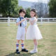 Children's Children's Clothing Girls' Poncho Dress Boys' Dress Primary School Students' Graduation Chorus Performance Dress Princess Dress