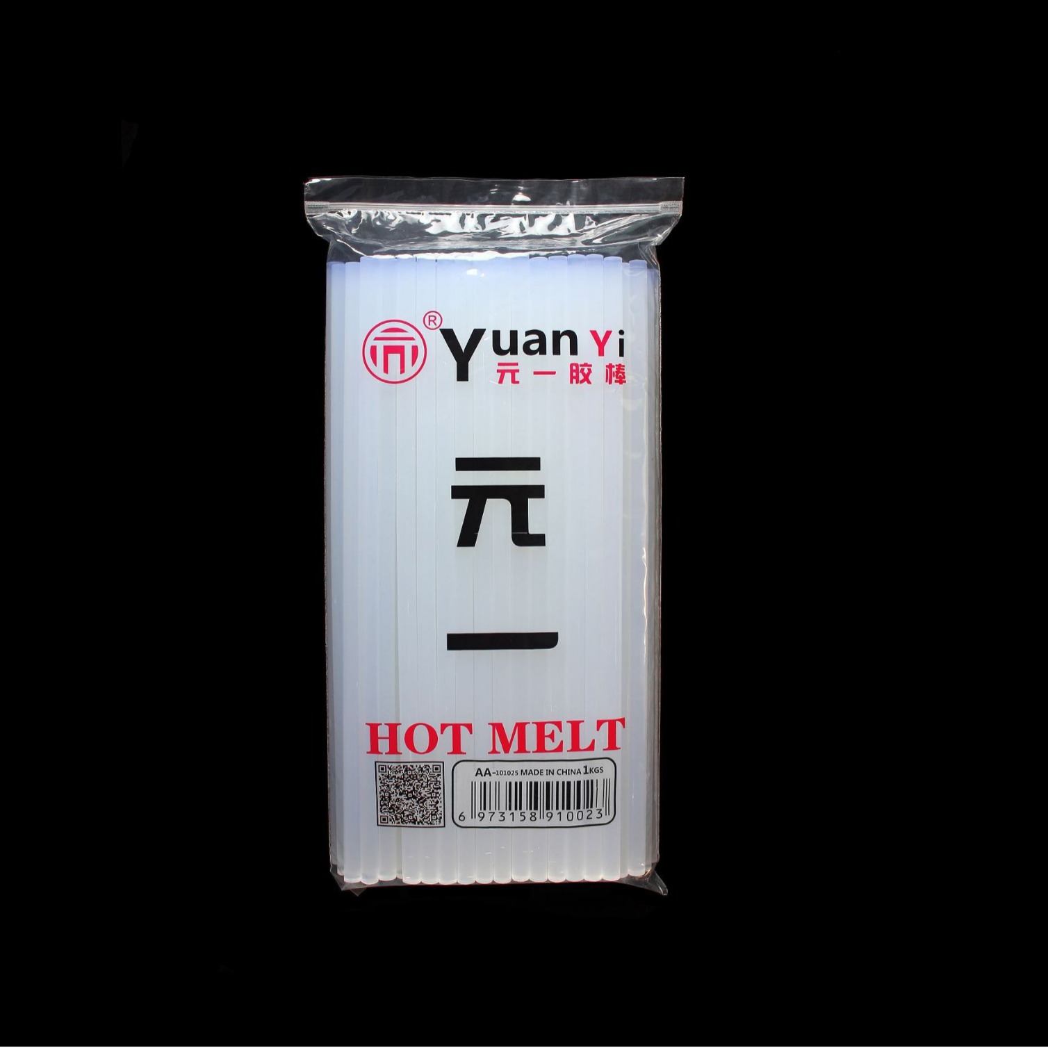 元一源头厂家AA-7mm* 25mm 白色热熔胶棒 胶条 饰品 发夹 发箍