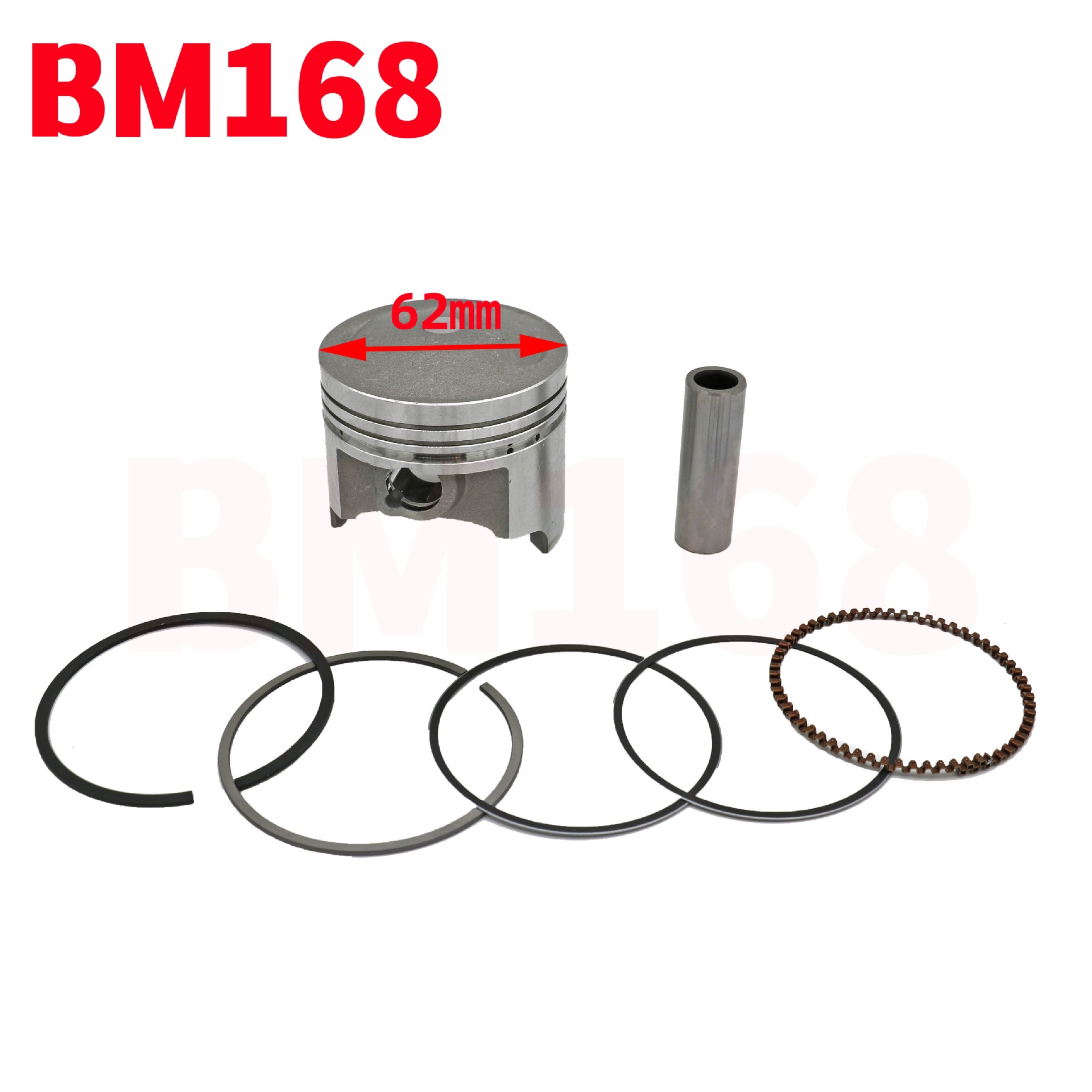 62MM cylinder diameter is suitable for motorcycle Haojue Suzuki Wang Ruishuang EN125 to 150 Diamond Leopard 125 cylinder