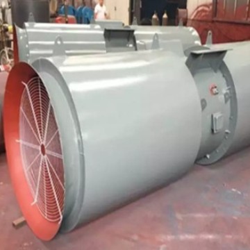 Ventilador de flujo axial local de minería con baja ruido y larga vida útil y alta eficiencia para ventilador local rotativo