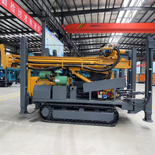 履带式岩石钻井机450米柴油打井机水气两用 FY450全液压水井钻机