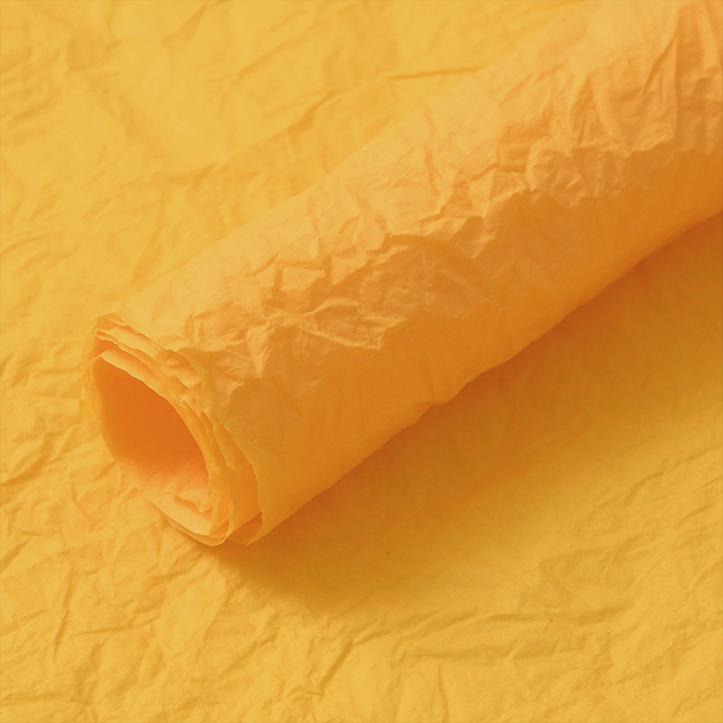 Papel de piedra hecho a mano, material de embalaje de flores, papel de textura, papel de textura de pliegue de doble capa, floristería, material floral, papel de embalaje