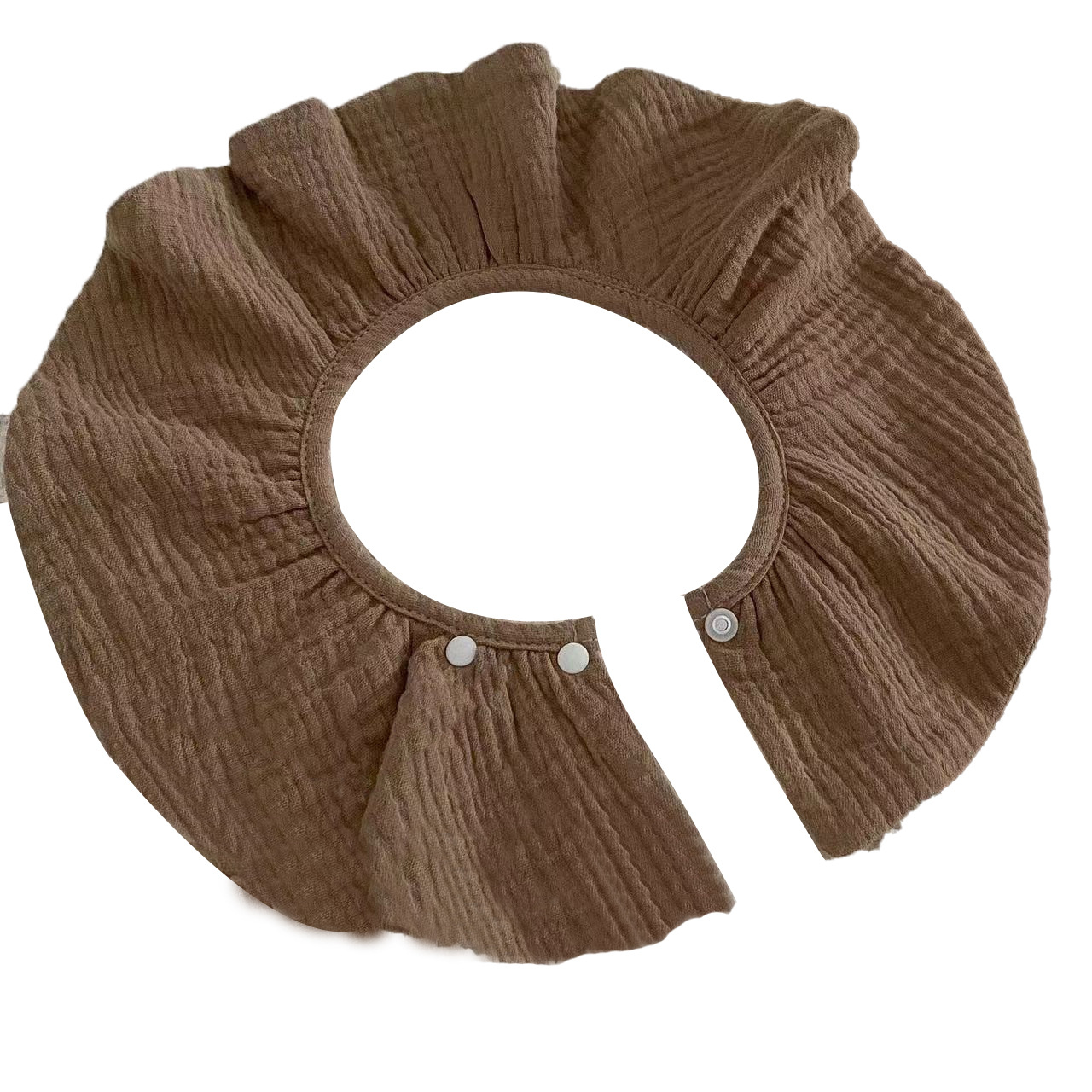Cotton waterproof solid color gauze Korean winter brand eating bib…