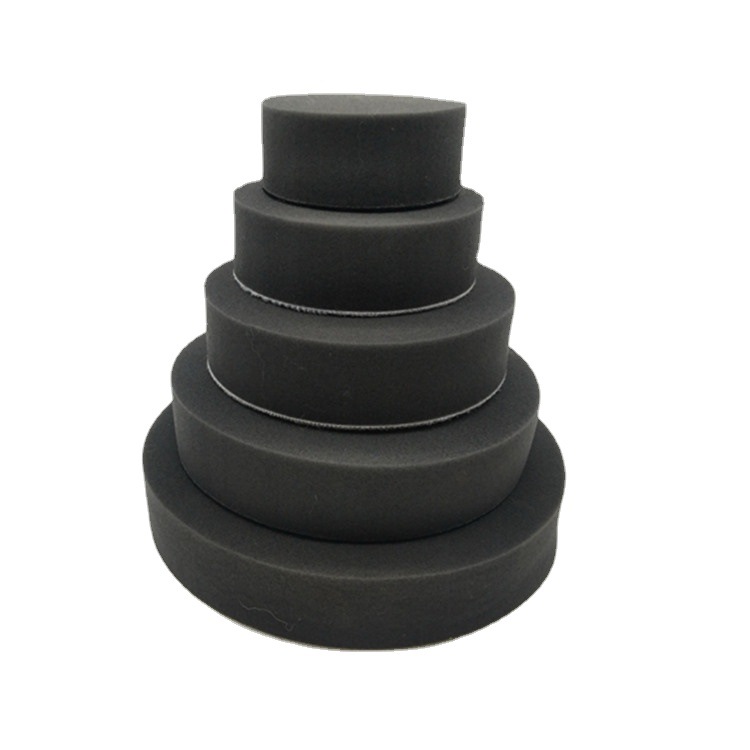 现货供应2-7英寸汽车美容海绵抛光垫 抛光机自粘海绵轮镜面还原盘