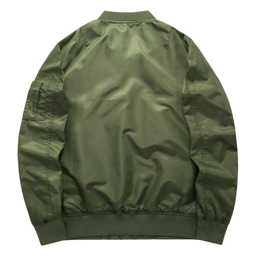 Nueva primavera y otoño más tamaño de los hombres de los deportes ocasionales del collar del soporte de la chaqueta de los hombres y las mujeres de la pareja MA01 uniforme del béisbol de los hombres del piloto