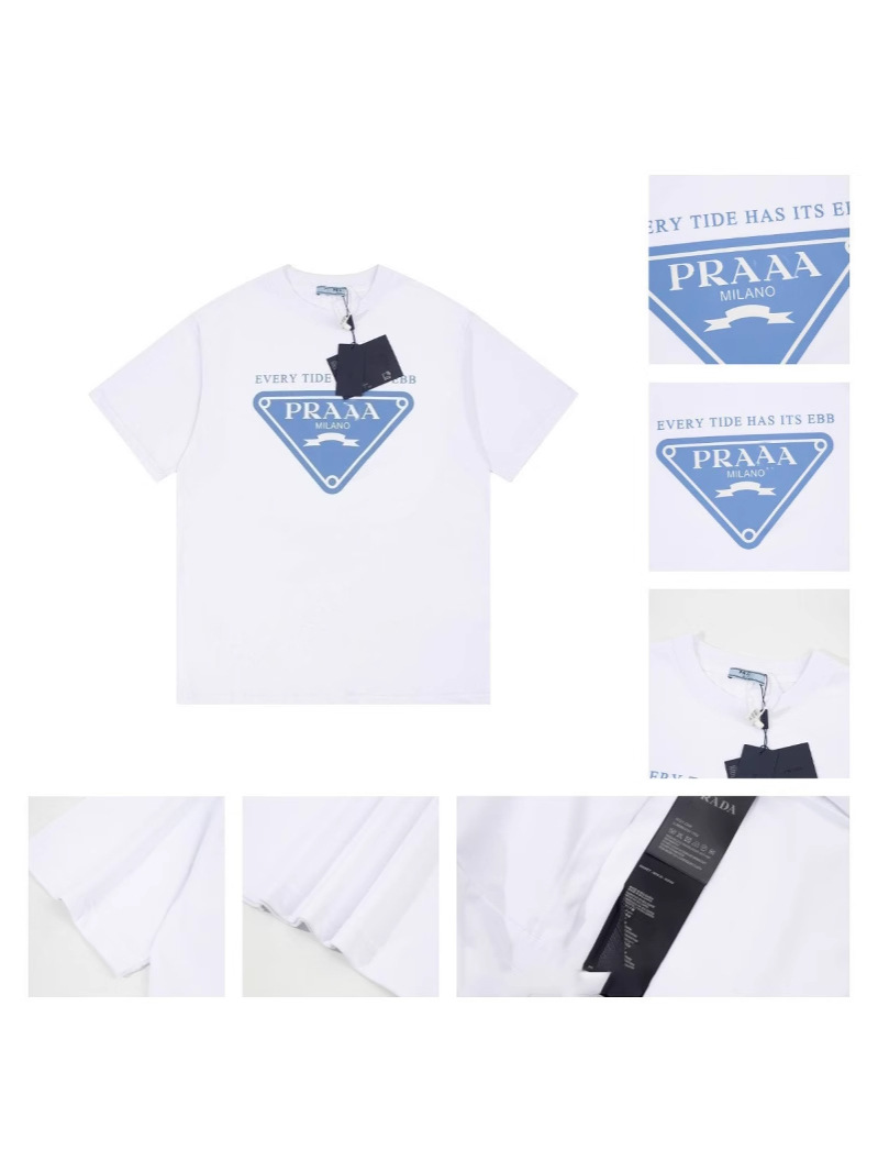 Pula's Short-Sleeve T-Shirt Series Features a Collection of Metal Triangle Logos, Luxurious and Trendy Unisex T-Shirts, Exclusively Available for Cross-Border Sales