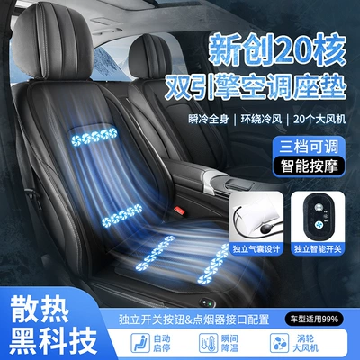 Multi-function pad Air-Conditioned Massage Seat Cushion 12V