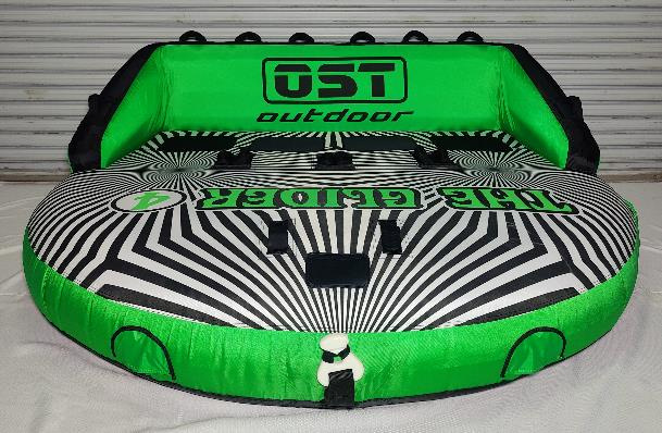 Fábrica de suministro de anillo de tracción de agua de una sola persona, anillo de tracción de esquí de agua de PVC inflado, anillo de tracción de esquí de agua de doble persona