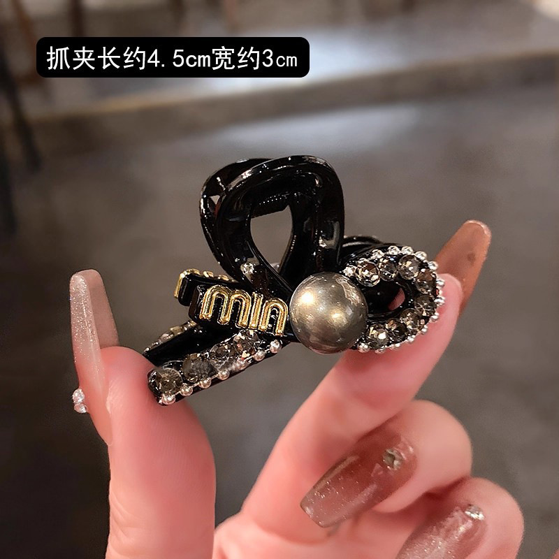 2025新款镶钻蝴蝶结小抓夹头饰网红百搭半扎发夹女轻奢刘海侧边夹|undefined